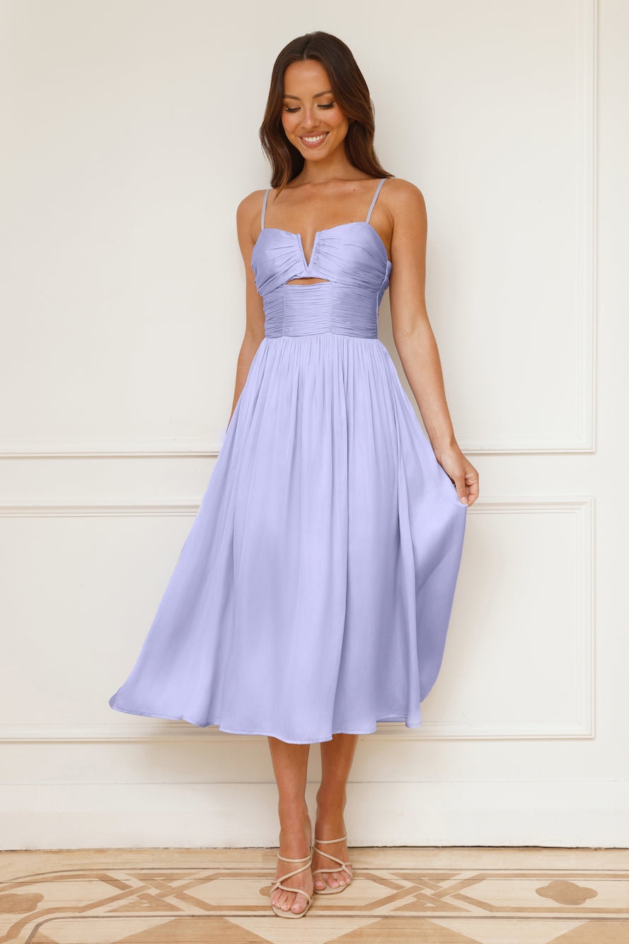 Everlasting Embrace Midi Dress Lavender