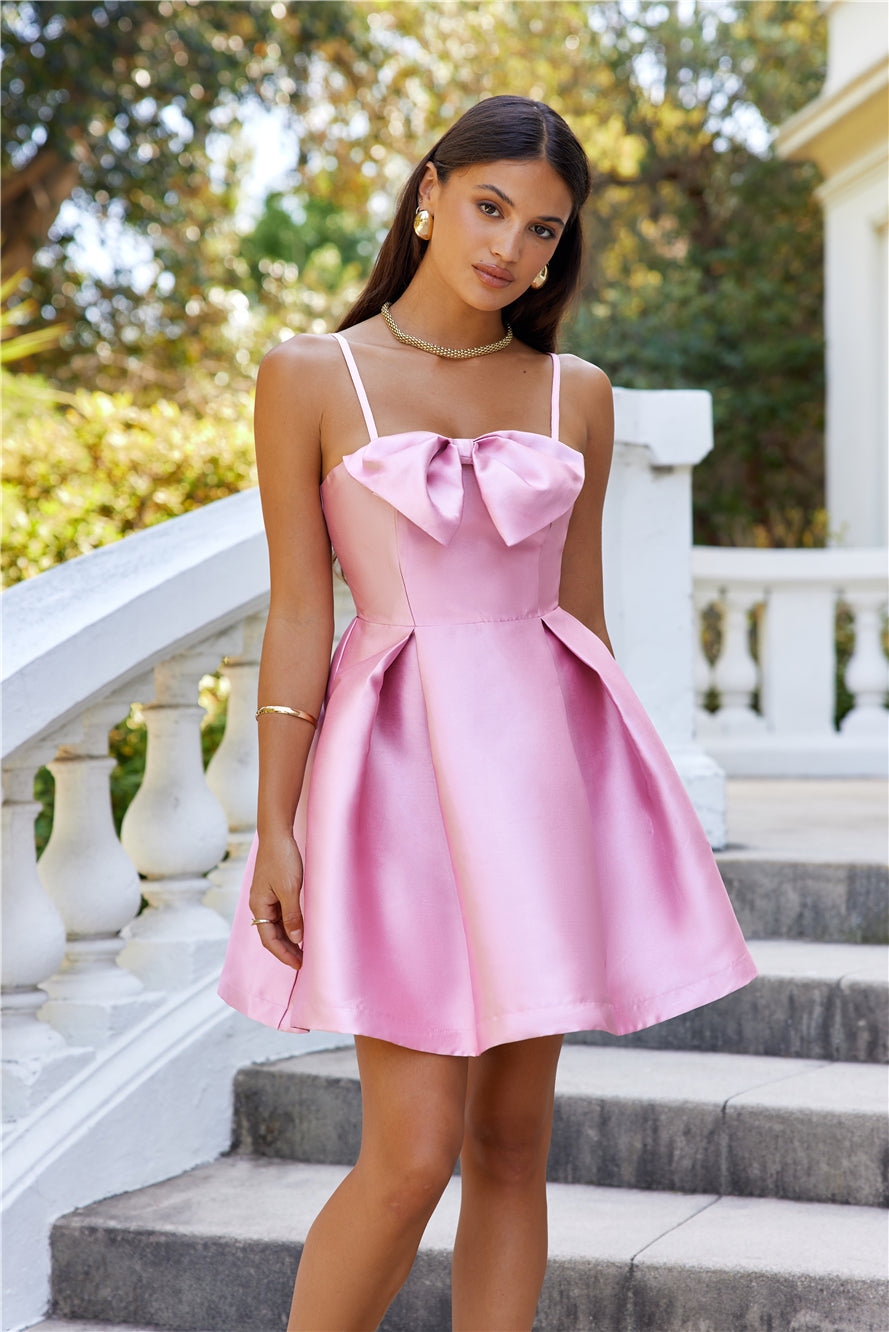 Her Own Moment Mini Dress Pink
