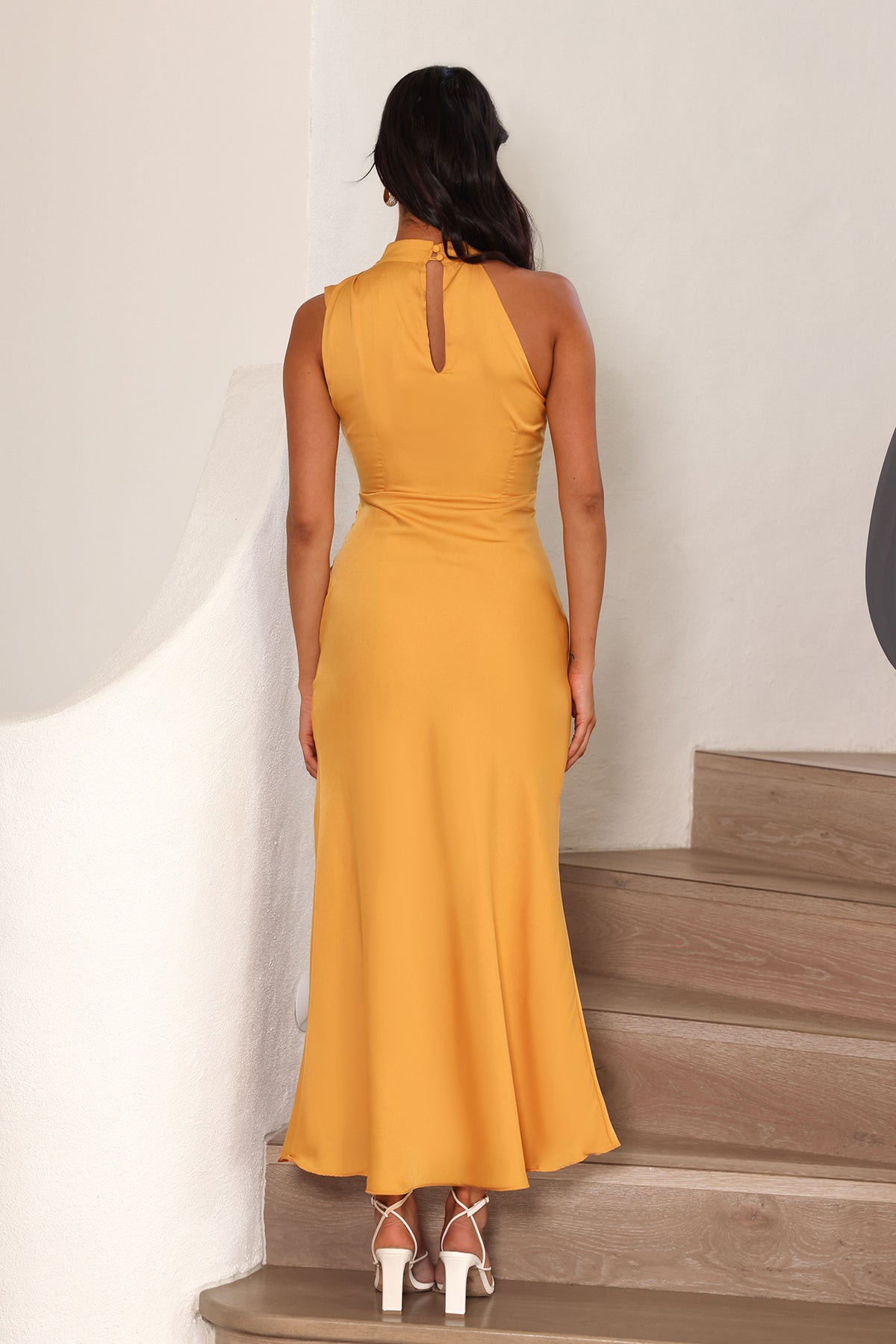 One Of All Midi Dress Yellow