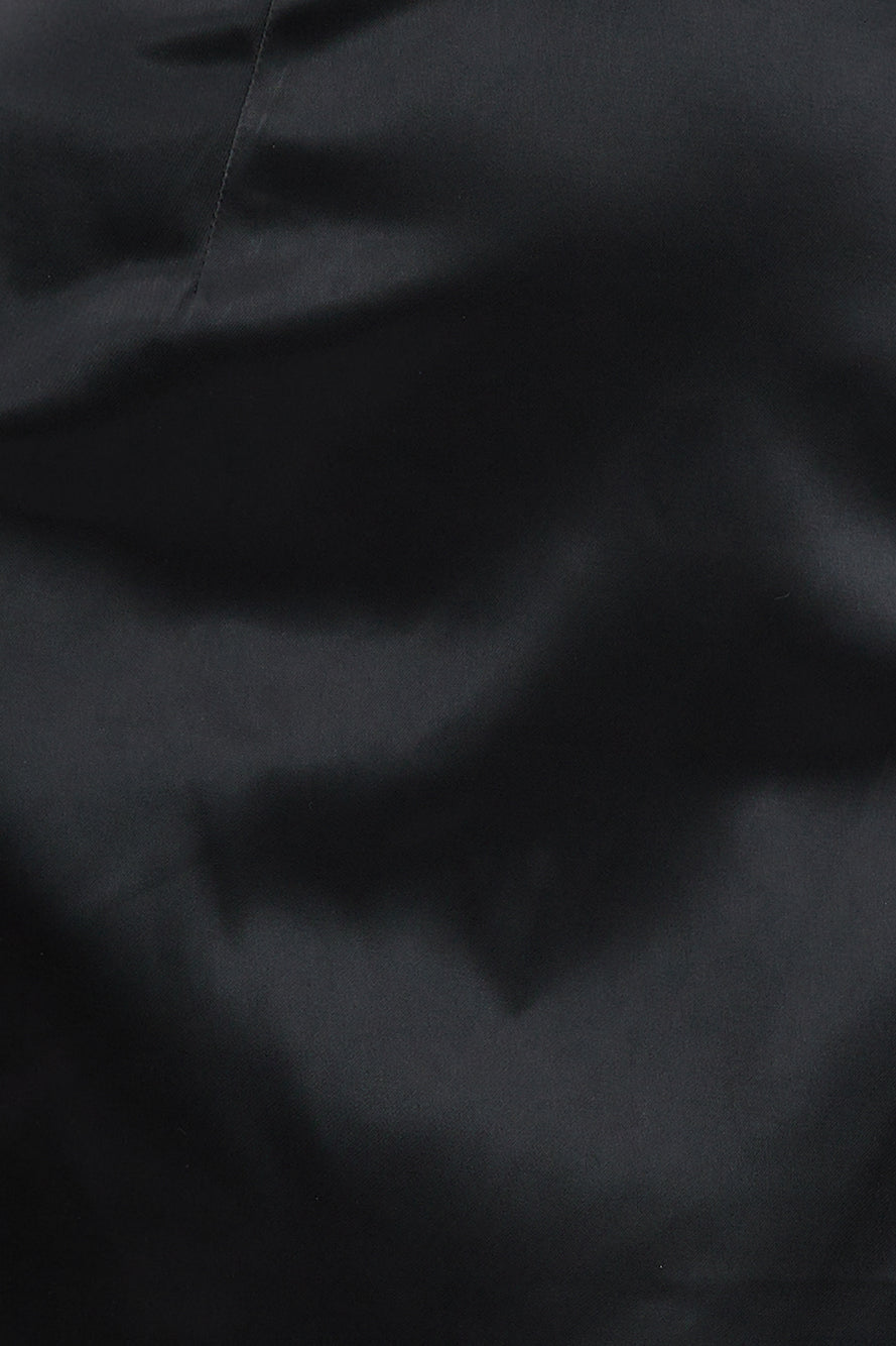 Cocktail Time Satin Mini Dress Black