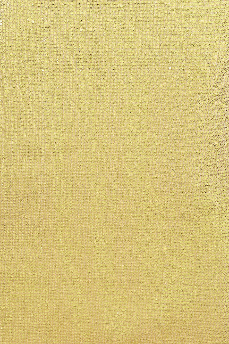Dreamy Shine Sequin Maxi Dress Yellow