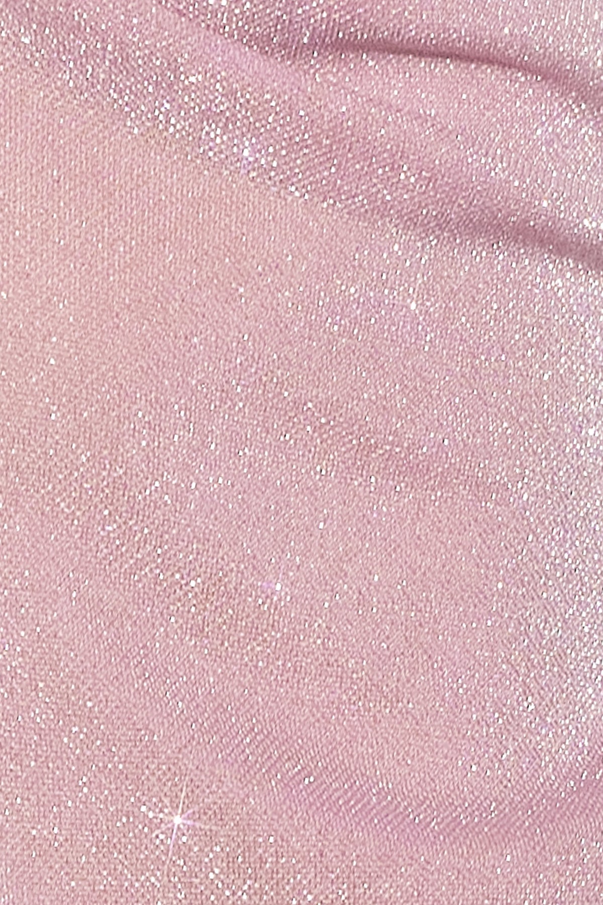 Flirt First Strapless Glitter Crop Top Pink