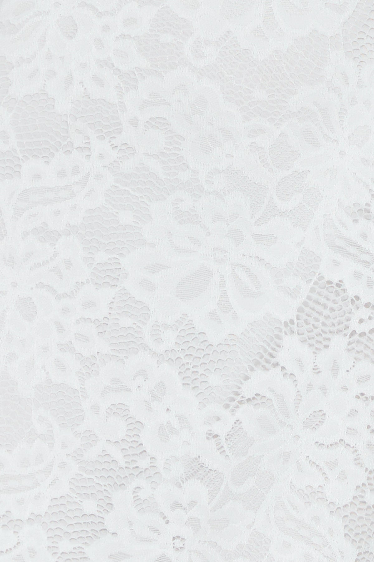 Girly Era Lace Long Sleeve Mini Dress White