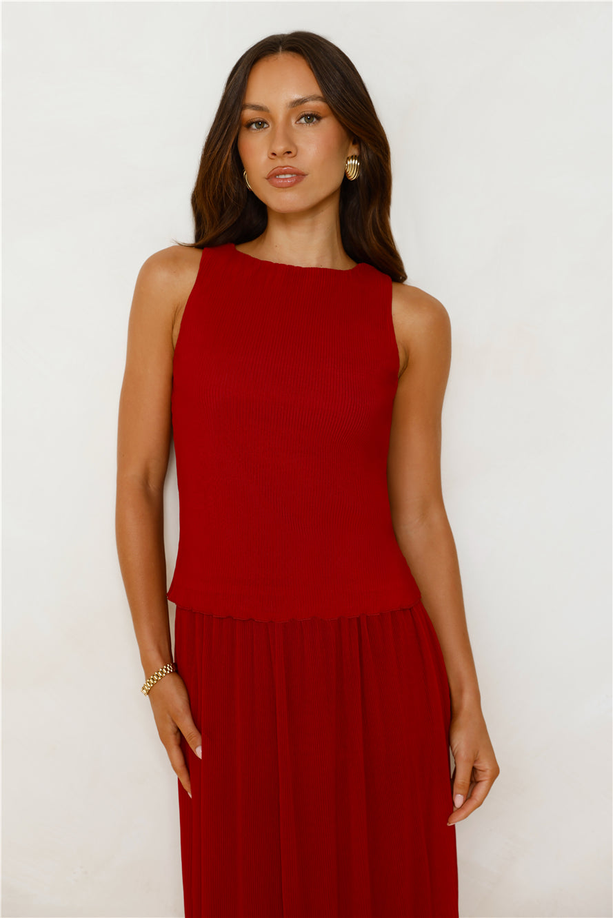 Nahla Top Cherry