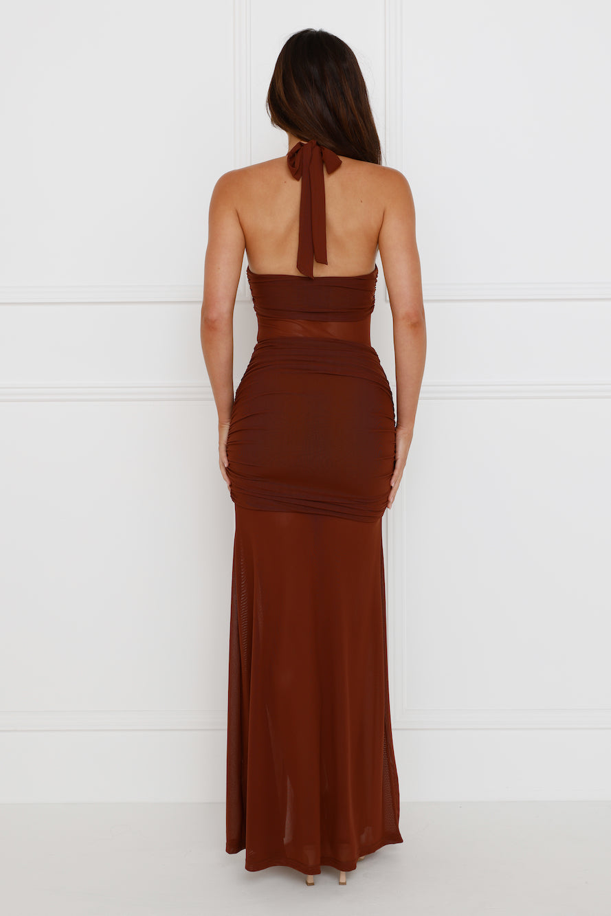Tallula Maxi Dress Espresso