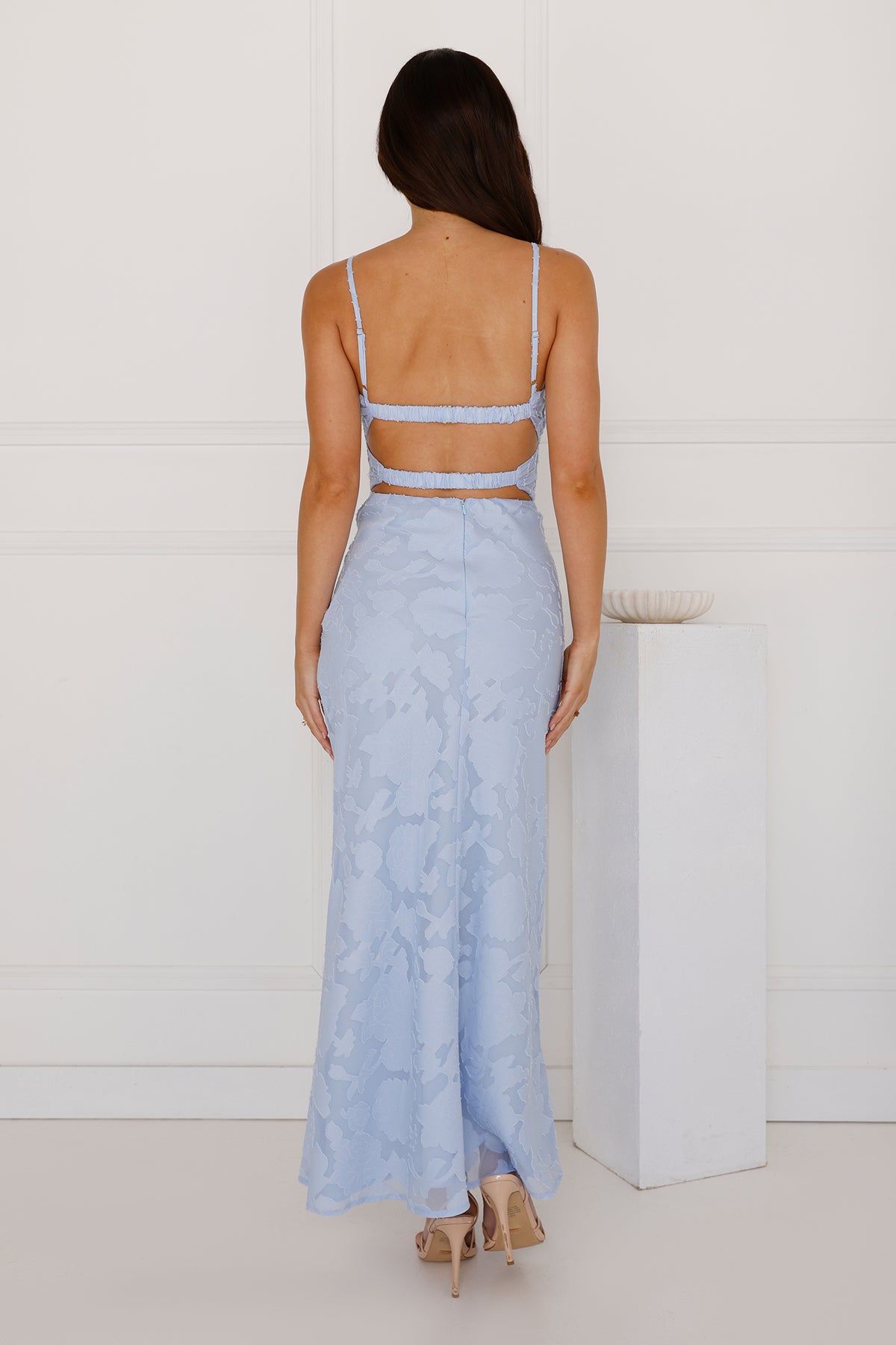 Secluded Shores Crop Top Blue