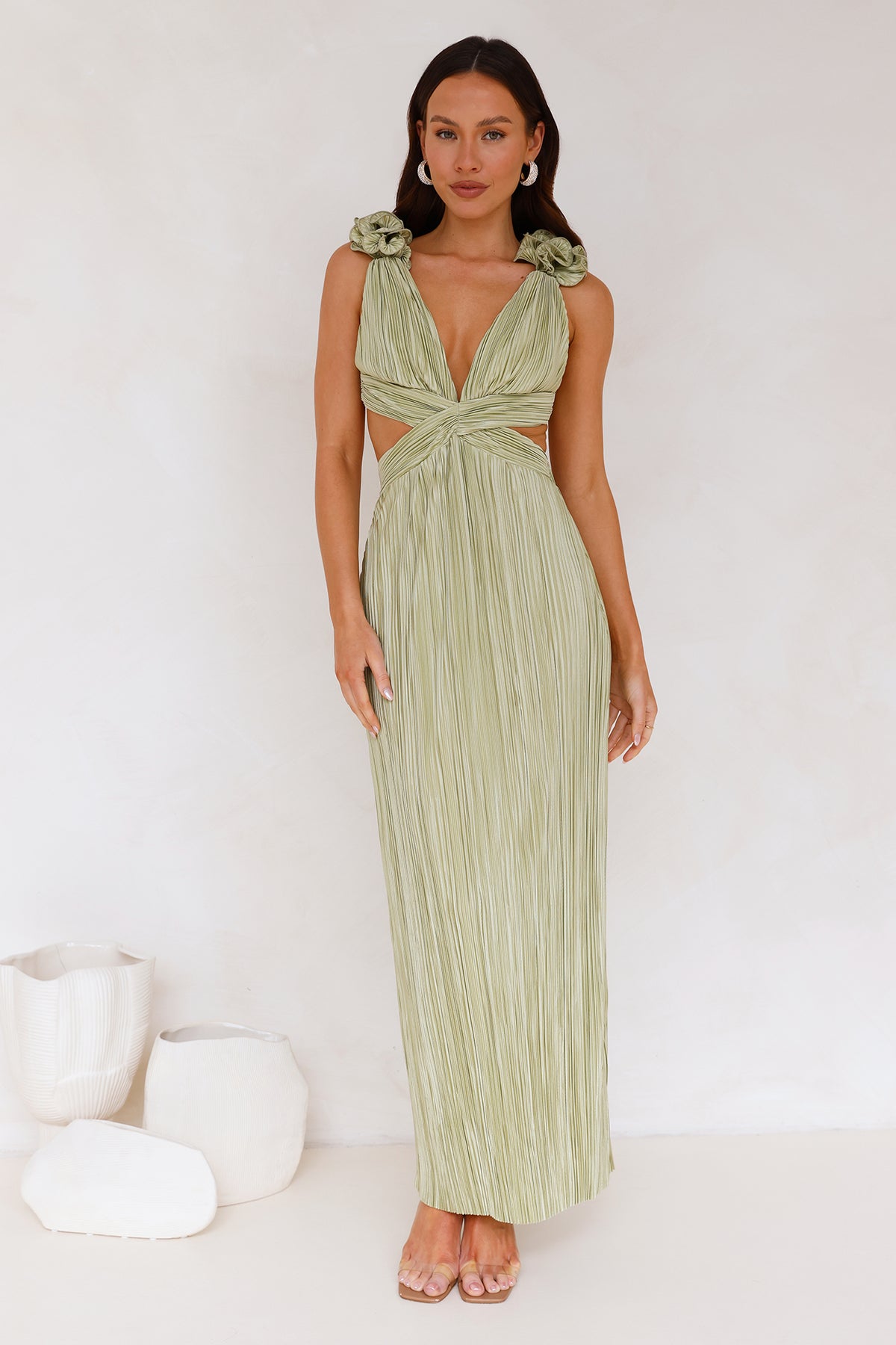 Trust Your Love Maxi Dress Sage