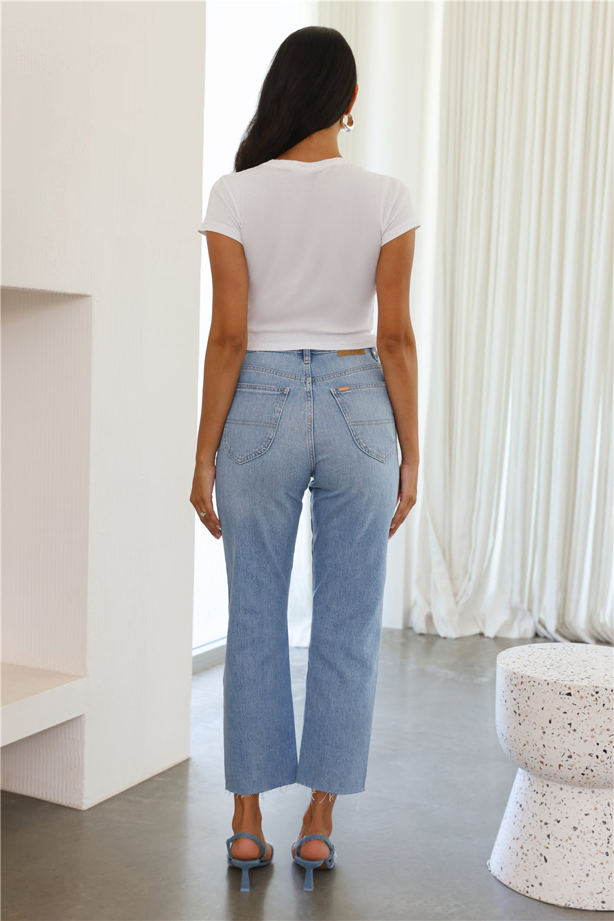 RIDERS BY LEE Hi Straight Jeans Blue Star