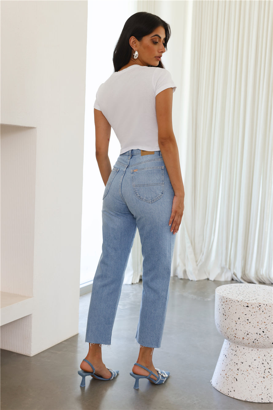 RIDERS BY LEE Hi Straight Jeans Blue Star