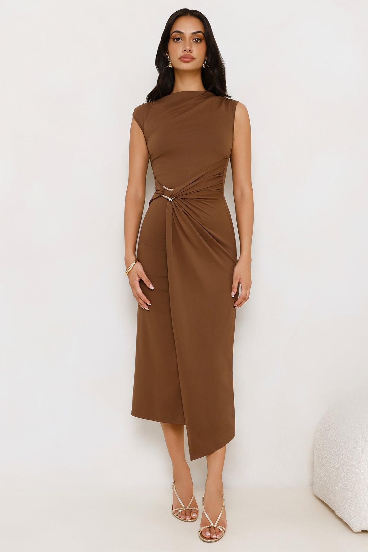Runway Icon Maxi Dress Brown