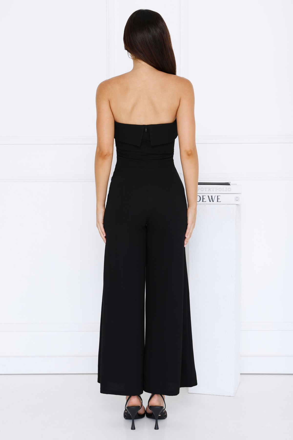 After Hours Elixir Strapless Jumpsuit Black