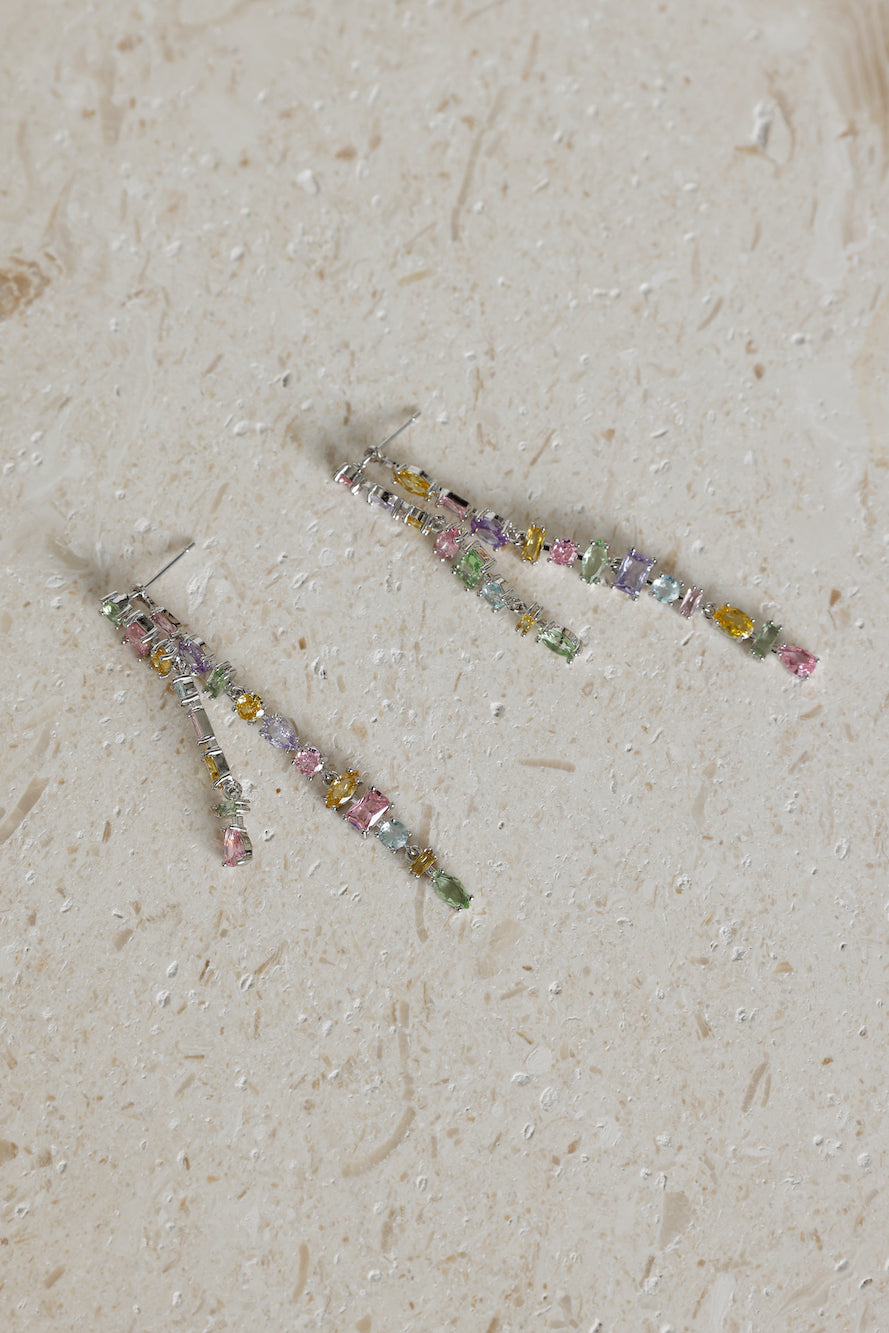 925 Silver Glimmer Show Earrings Silver