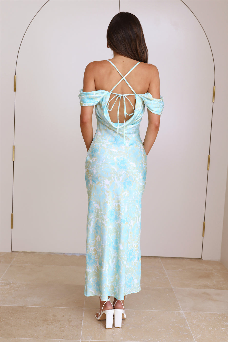Feeling The Love Maxi Dress Green