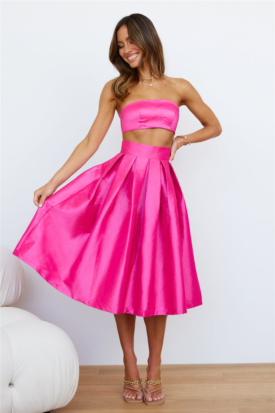 Siren Songs Midi Skirt Pink