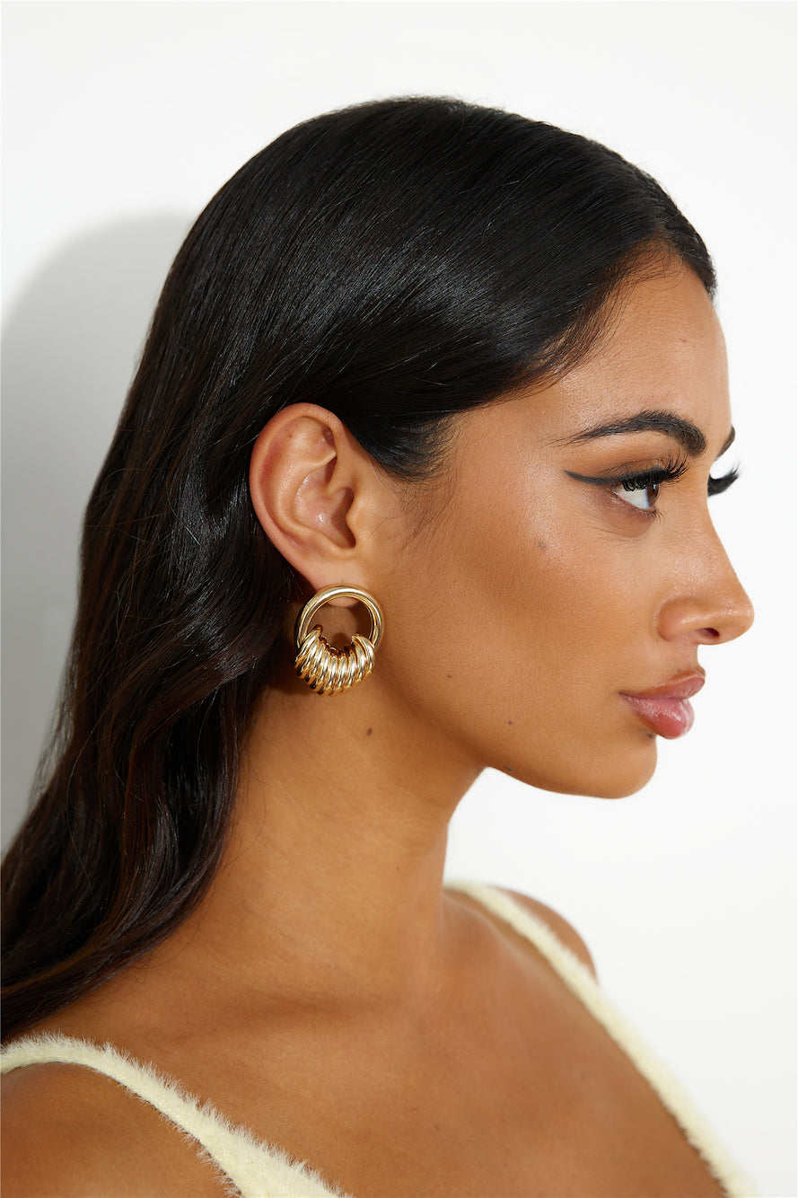 Rings Of All Earrings Gold