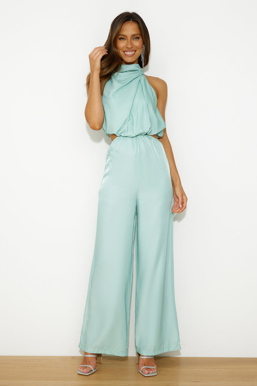 Her Values Jumpsuit Sage