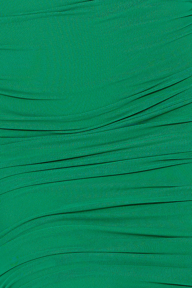 Capture Your Moment Mesh Mini Dress Green