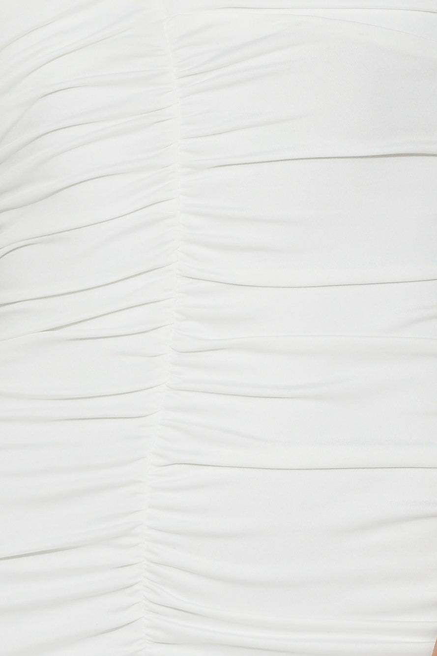 Taking a Chance Mini Dress White
