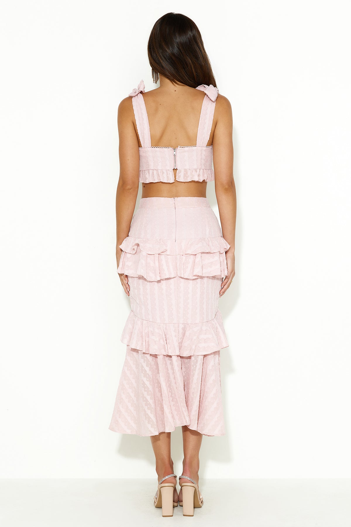 Dainty Moment Crop Top Pink