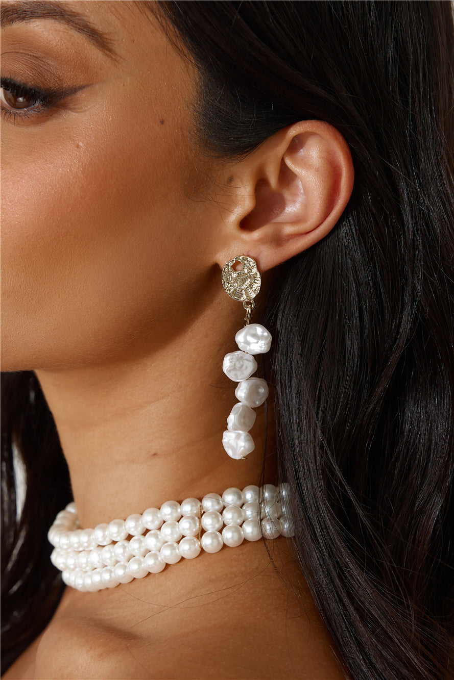 Sea Shore Earrings Gold