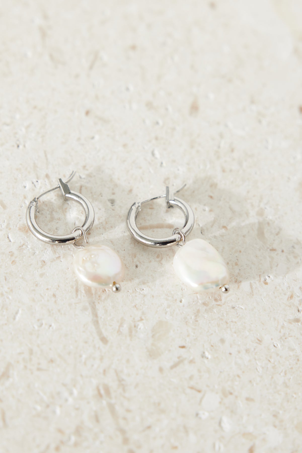 Beautiful Waterfalls Earrings Silver