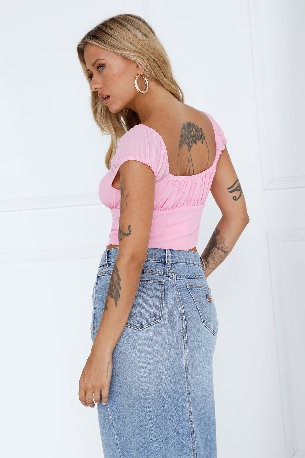 Sweetness Crop Top Pink