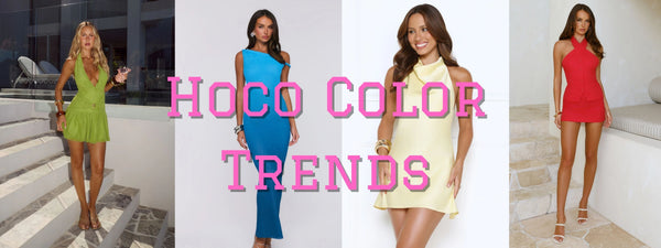 Color Trends to look out for this Hoco Season
