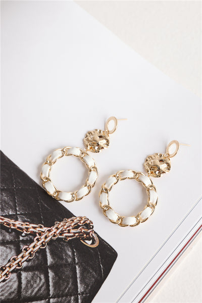 18k Gold Plated Coco Earrings Gold