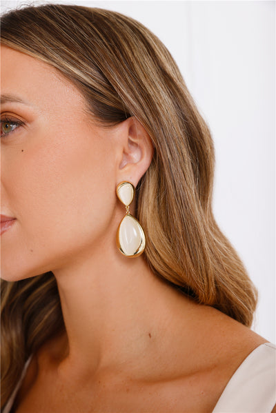 18k Gold Plated Moonlit Dreams Earrings Gold