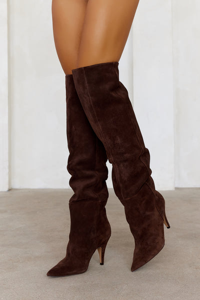 Bellamie Boots Brown Suede