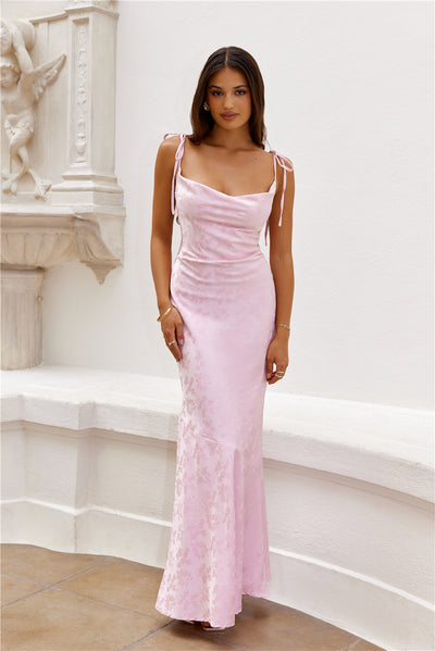 Sophisticated City Maxi Dress Pink