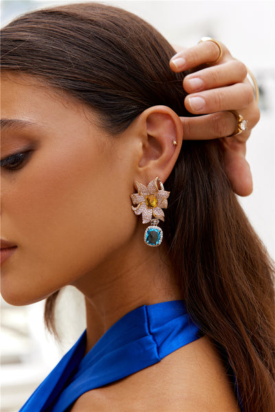 18k Gold Plated Lavina Earrings Gold