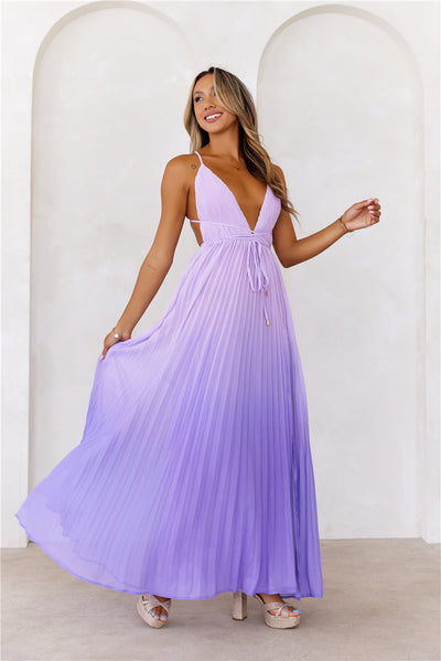 Love Letter To You Maxi Dress Lilac