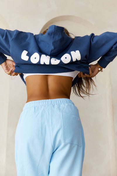 BASE Slip On London Hoodie Navy