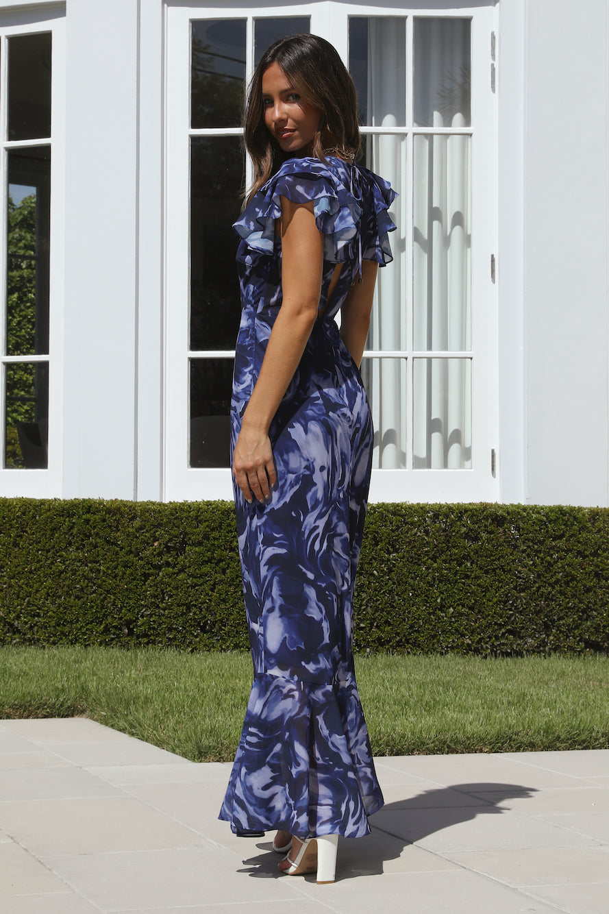 Lover By Day Maxi Dress Navy