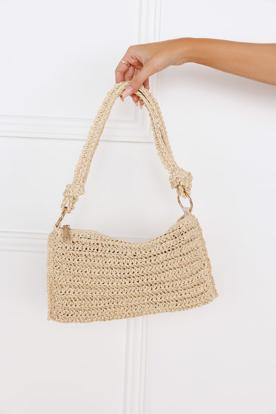 Aquila Shoulder Bag Natural Raffia