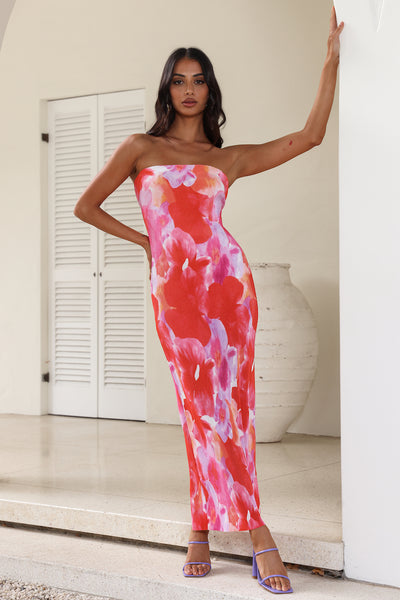 Keep Moving Forward Maxi Dress Pink