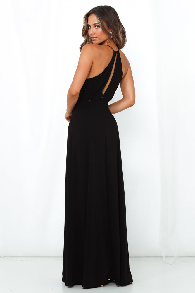 DEAR EMILIA Do It For Me Maxi Dress Black
