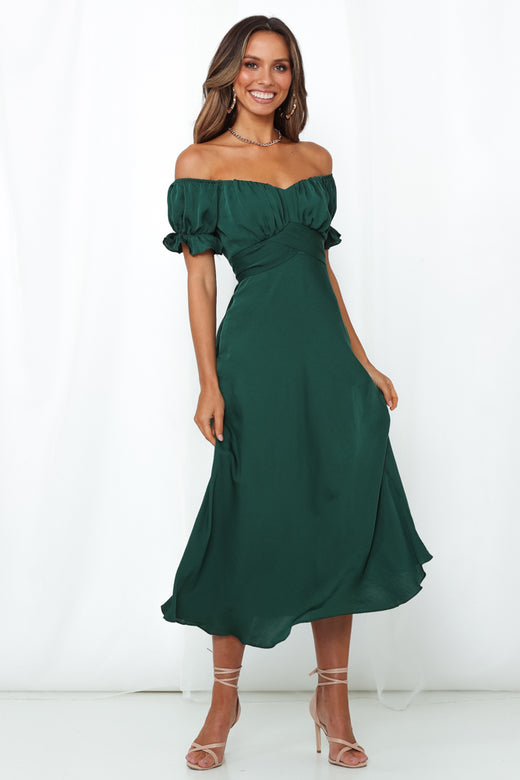 Sky Child Maxi Dress Forest Green