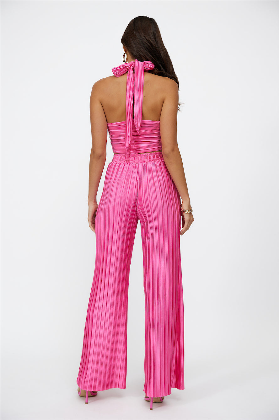 Set Heart Crop Pink
