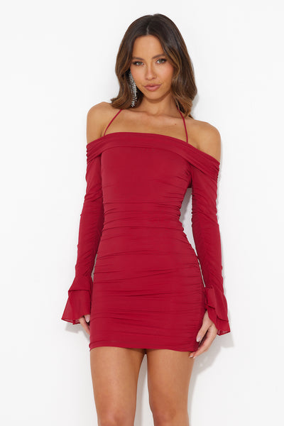 Enduring Legacy Mini Dress Red