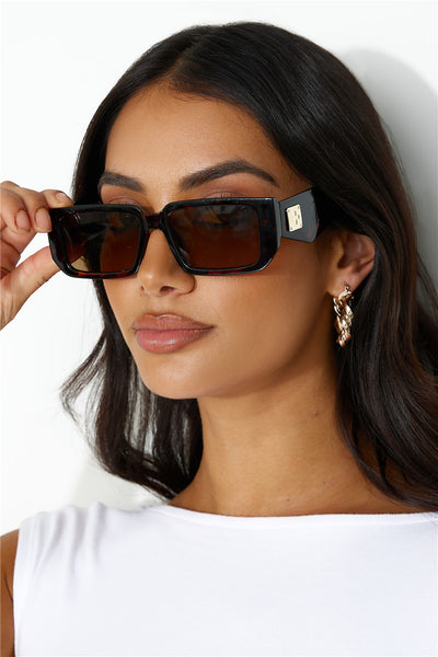 PETA AND JAIN Evans Sunglasses Tort Brown