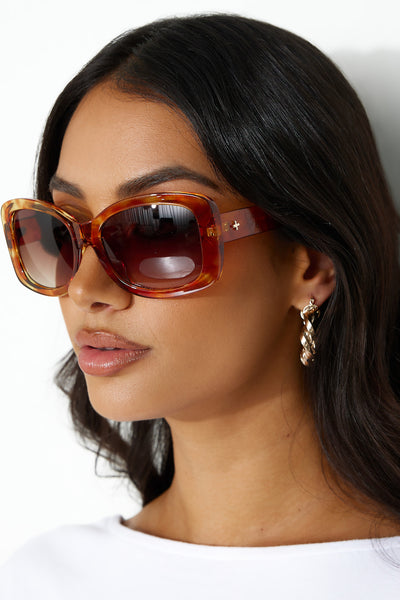 PETA AND JAIN Tiffany Sunglasses Tort Brown