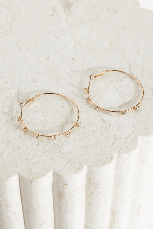 Bigger The Hoop Earrings Gold