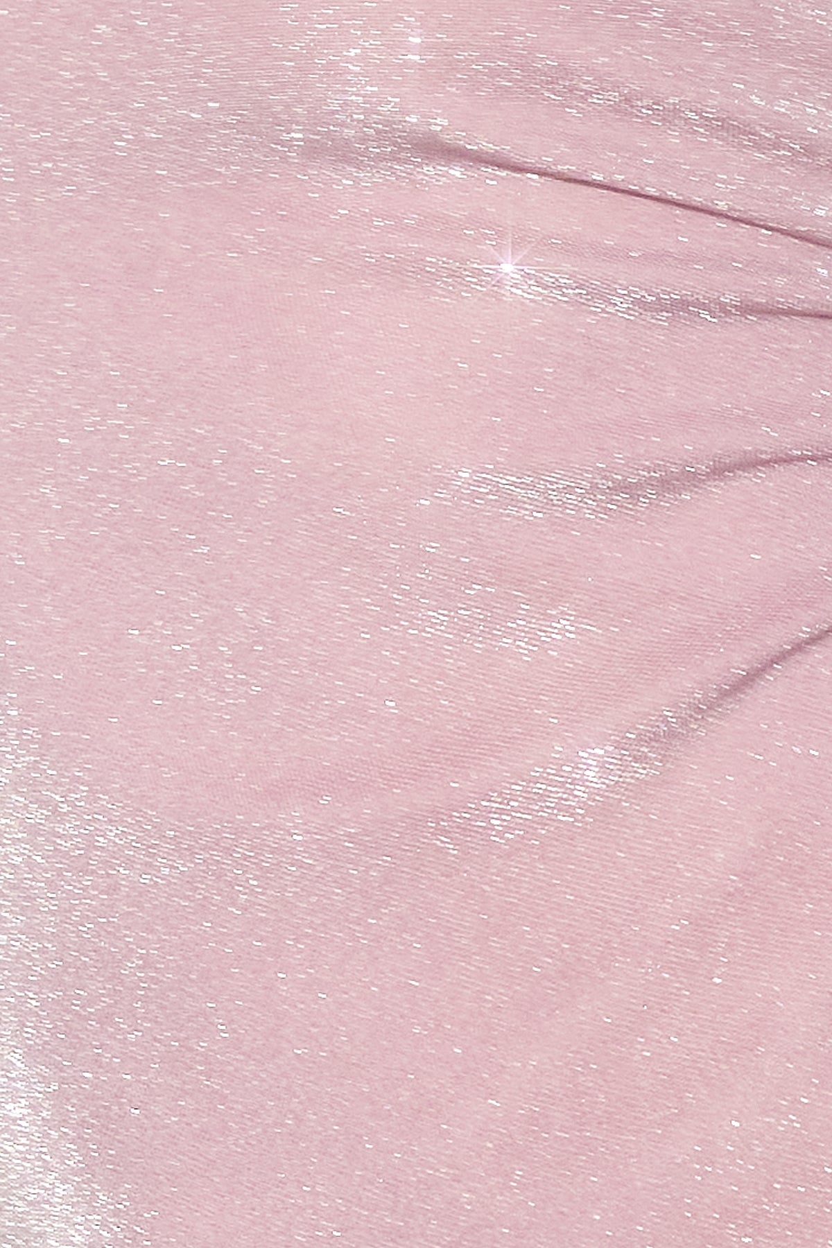 Chicago Nights Strapless Glitter Crop Top Pink