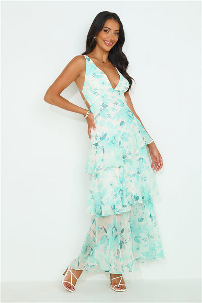 Diamond Worthy Maxi Dress Green