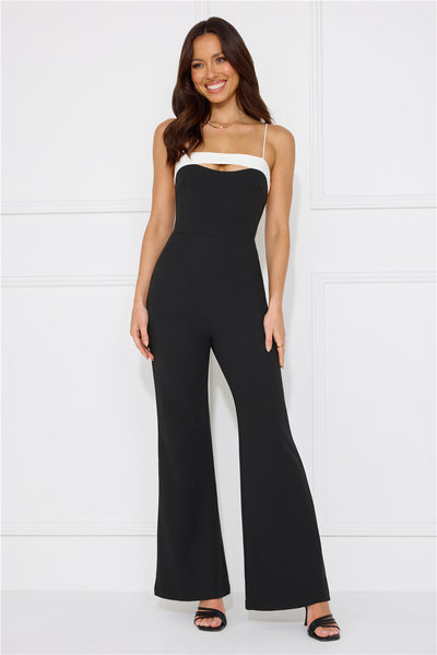 Hey Lover Girl Jumpsuit Black