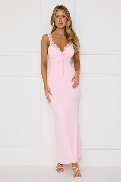 Romance Delight Maxi Dress Pink