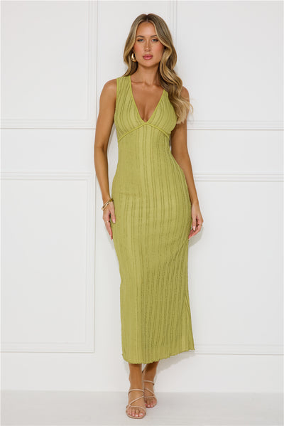 Sparkling Sea Maxi Dress Sage