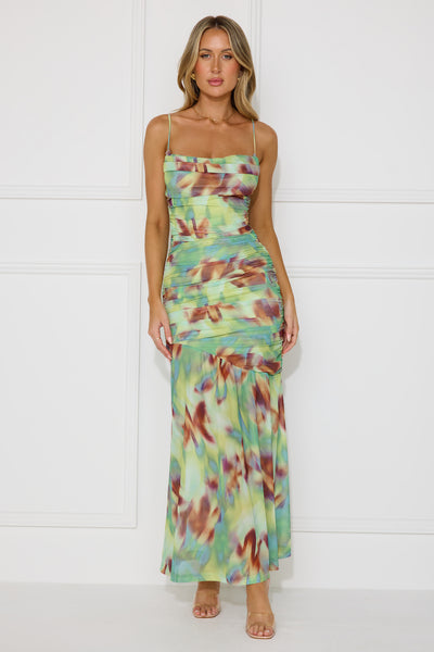 Lush Affair Maxi Dress Green